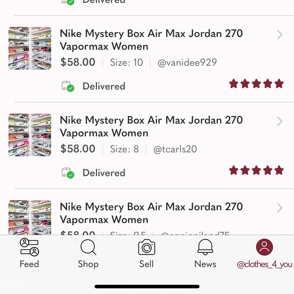 Nike Mystery Box Jordan Retro Air Max Vapormax Men - Picture 10 of 10